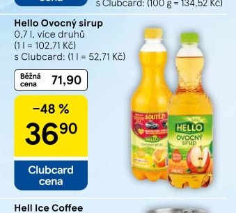 Hello Ovocný sirup