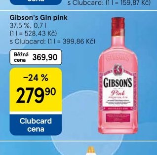 Gibson's Gin pink