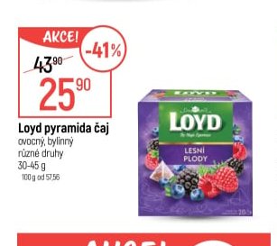 Loyd pyramida čaj