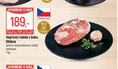 Vepřová roláda z boku Globus