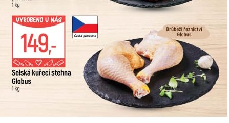 Selská kuřecí stehna Globus