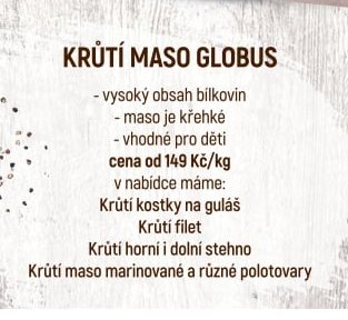 Krůtí maso Globus