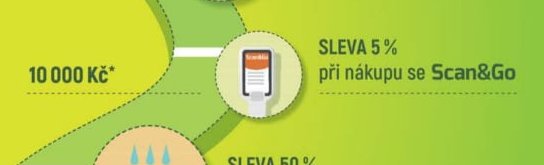 Sleva 5 % při nákupu se Scan&Go