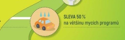 Sleva 50 % na většinu mycích programů