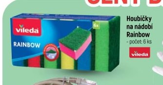 Houbičky na nádobí Rainbow