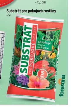 Substrát pro pokojové rostliny