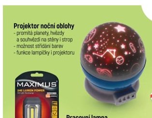 Projektor noční oblohy