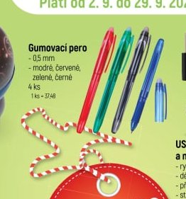 Gumovací pero