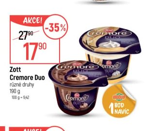 Zott Cremore Duo
