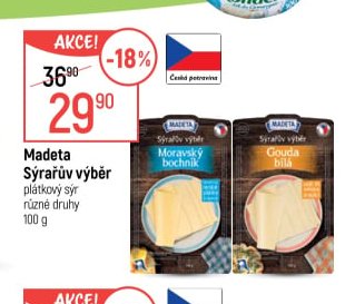 Madeta Sýrařův výběr