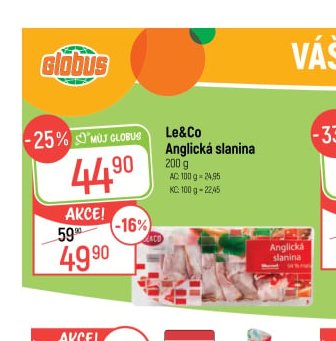 Le&Co Anglická slanina