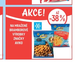 Mražené bramborové výrobky Aviko
