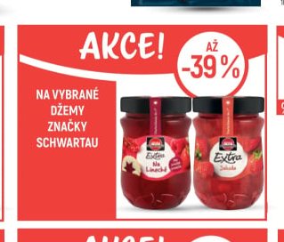 Na vybrané džemy značky Schwartau
