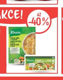 Na vybrané výrobky značky Knorr
