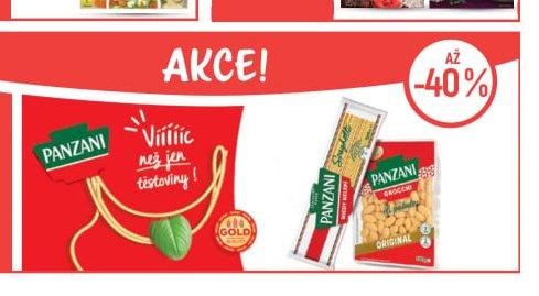 Na vybrané výrobky značky Panzani