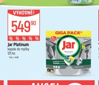 Jar Platinum kapsle do myčky