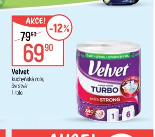 Velvet kuchyňská role