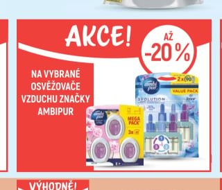 Osvěžovače vzduchu značky Ambipur