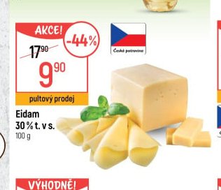 Eidam 30% t. v s.