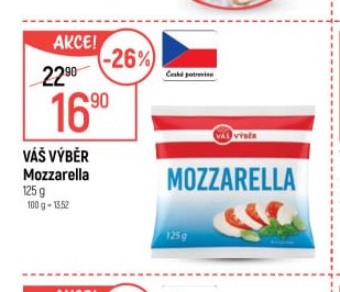 Váš Výběr Mozzarella