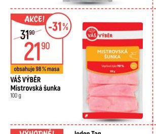 Váš Výběr Mistrovská šunka