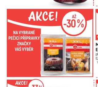 Na vybrané pečicí přípravky značky Váš Výběr