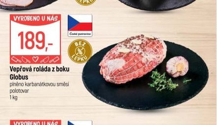 Vepřová roláda z boku Globus