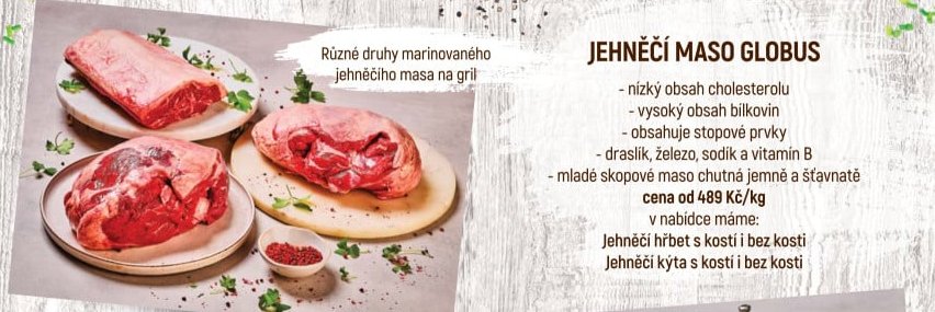 Jehněčí maso Globus