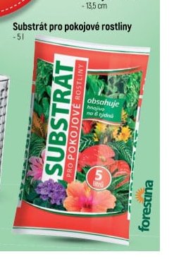 Substrát pro pokojové rostliny