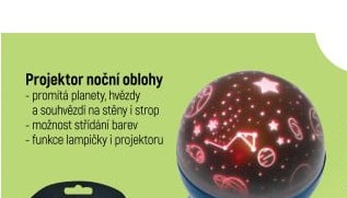 Projektor noční oblohy