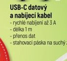 USB-C datový a nabíjecí kabel