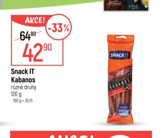 Snack IT Kabanos 120g
