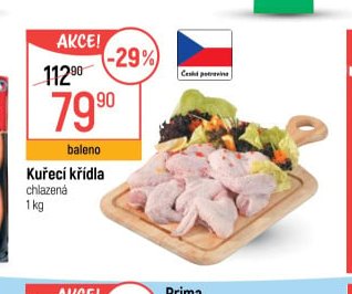 Kuřecí křídla chlazená 1kg