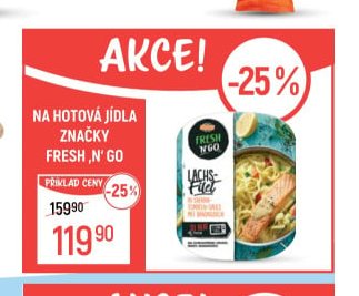 Na hotová jídla značky Fresh 'n Go