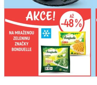 Na mraženou zeleninu značky Bonduelle