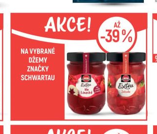 Na vybrané džemy značky Schwartau