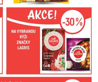 Na vybranou rýži značky Lagris