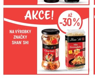 Na výrobky značky Shan'shi