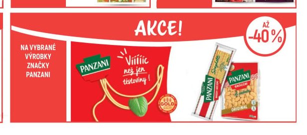 Na vybrané výrobky značky Panzani