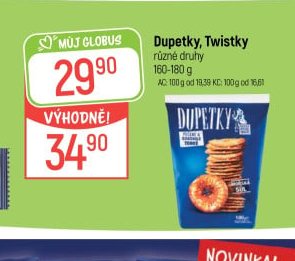 Dupetky, Twistky