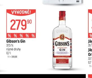Gibson's Gin