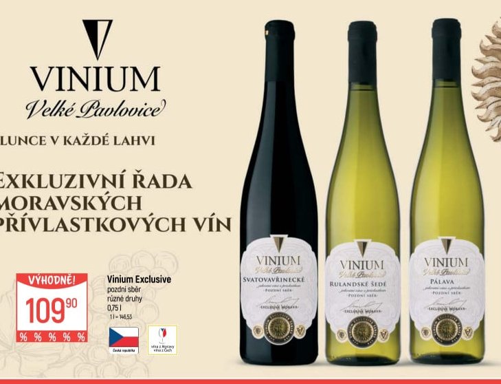 Vinium Exclusive Svatovavřinecké