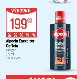 Alpecin Energizer Coffein šampon