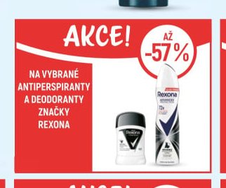Rexona antiperspiranty a deodoranty