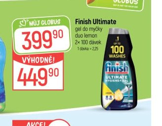 Finish Ultimate gel do myčky