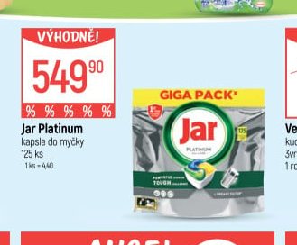 Jar Platinum kapsle do myčky