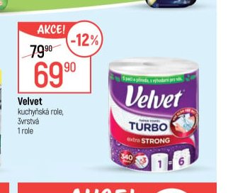 Velvet kuchyňská role