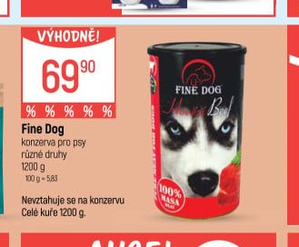 Fine Dog konzerva pro psy