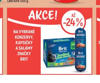 Brit konzervy, kapsičky a salámy