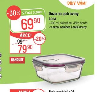 Dóza na potraviny Lora